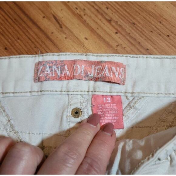 Zana Di Jeans cropped Stretch Khaki Capri Cropped Pants - Picture 2 of 7